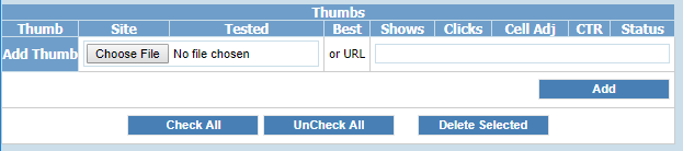 Thumbs Stats